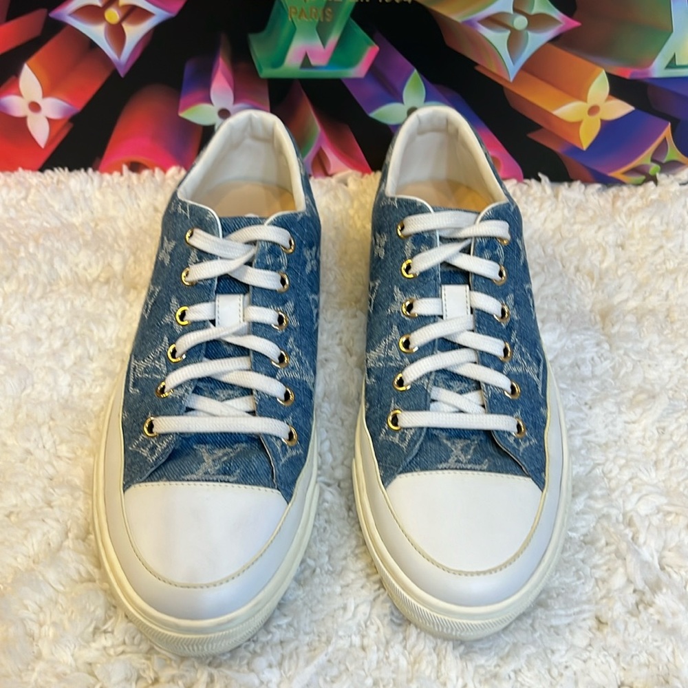 Louis Vuitton denim sneakers
